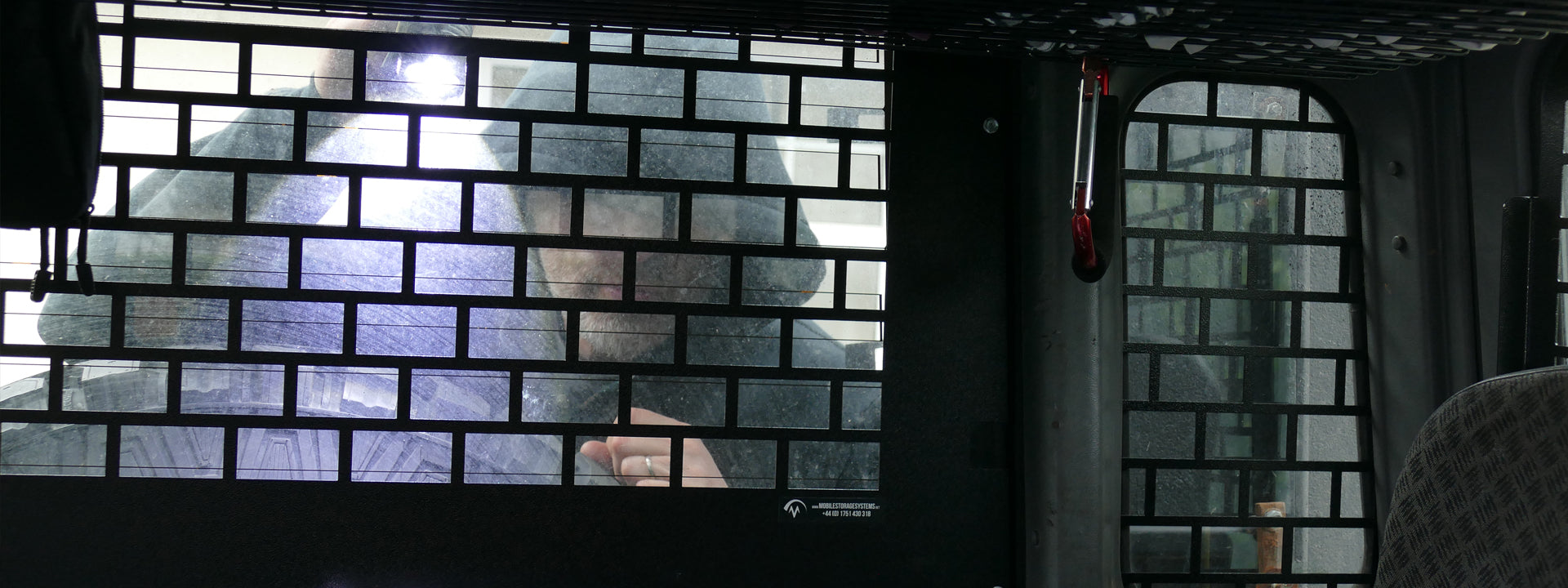 Land Rover Defender Window Guards - Mobile Storage Systems