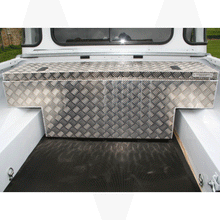 Load image into Gallery viewer, Land Rover Defender Double High Capacity Pick Up Aluminium T Chest - MSS-TC - Mobile Storage Systems