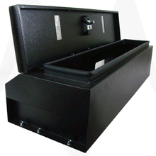 Load image into Gallery viewer, Land Rover Defender Fuel Filler Slimline Storage Chest - MSS-SLC-FF