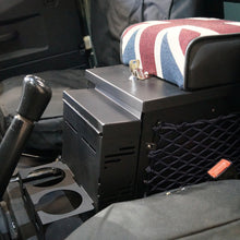 Load image into Gallery viewer, Land Rover Defender Series Cubby Box Secure- Lockable - MSS-CB - Mobile Storage Systems