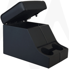 Load image into Gallery viewer, Land Rover Defender Puma TDCi Deep Padded Armrest - MSS-DPA-CB - Mobile Storage Systems