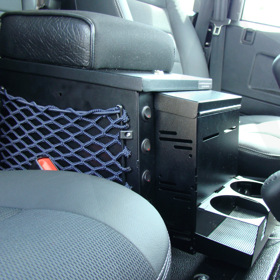Land Rover Defender Series Cubby Box Secure- Lockable - MSS-CB - Mobile Storage Systems