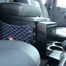 Load image into Gallery viewer, Land Rover Defender Series Cubby Box Secure- Lockable - MSS-CB - Mobile Storage Systems