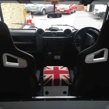 Load image into Gallery viewer, Land Rover Defender Series Cubby Box Secure- Lockable - MSS-CB - Mobile Storage Systems