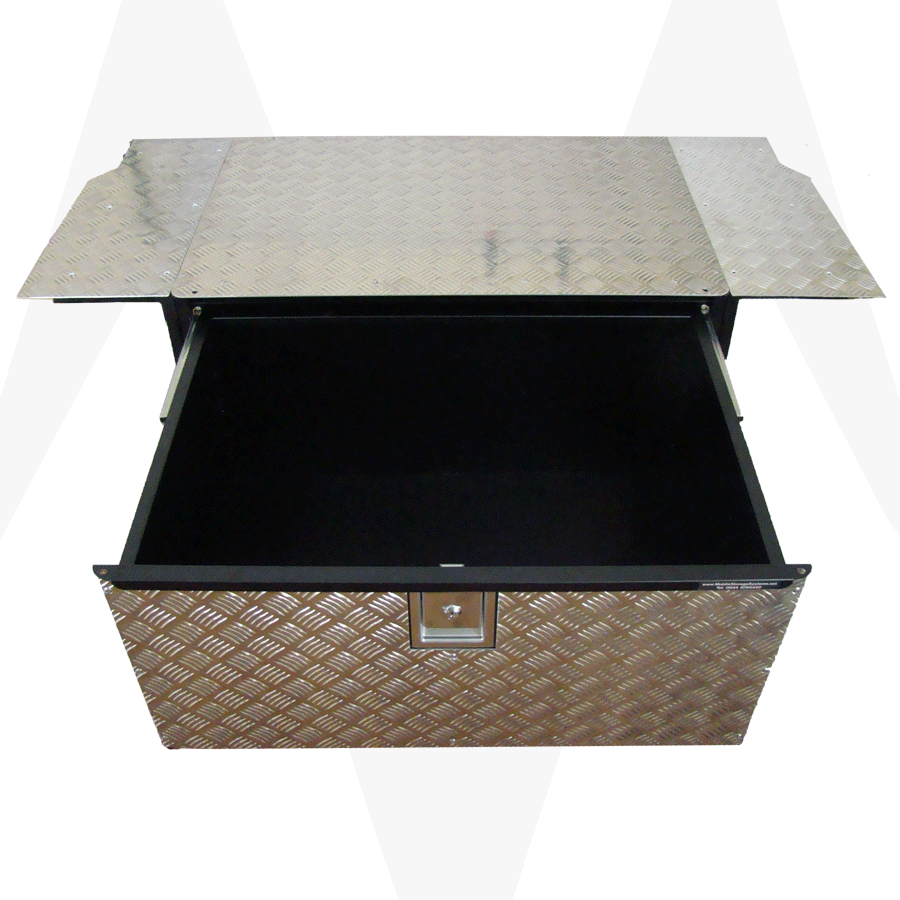 Land Rover Double High Standard Load Area Store Drawer - MSS-STD-DDH