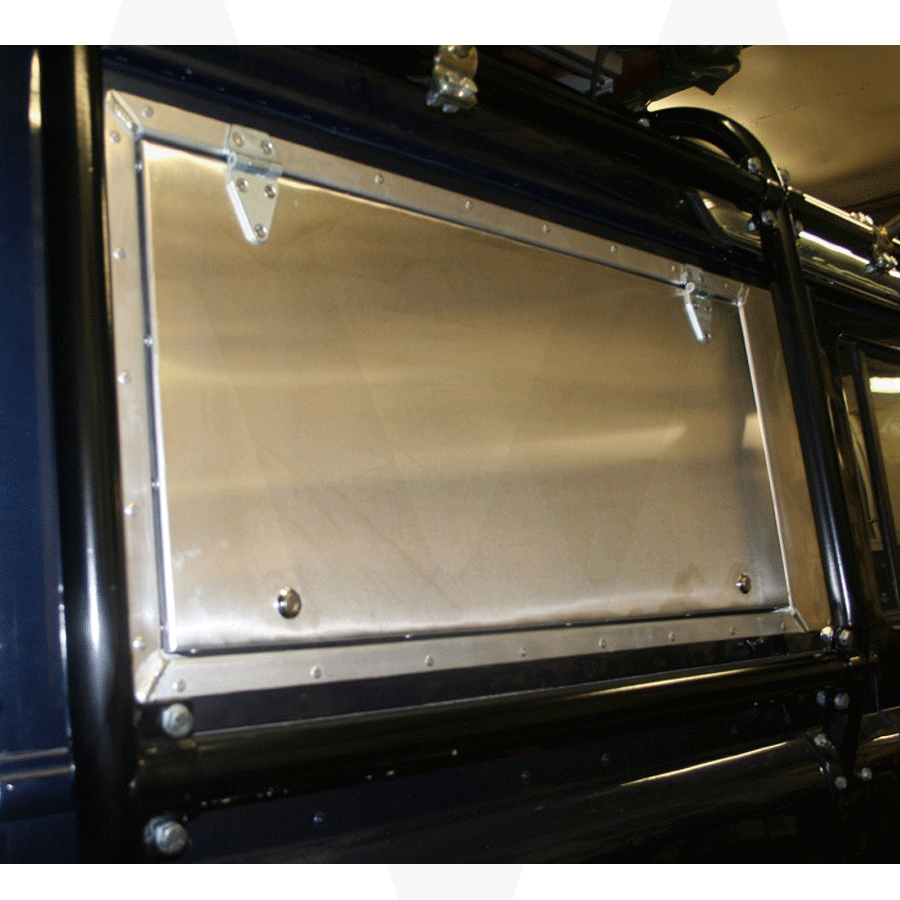 Land Rover Defender Gull Wing Side Door and Frame - MSS-SDAF - Mobile Storage Systems