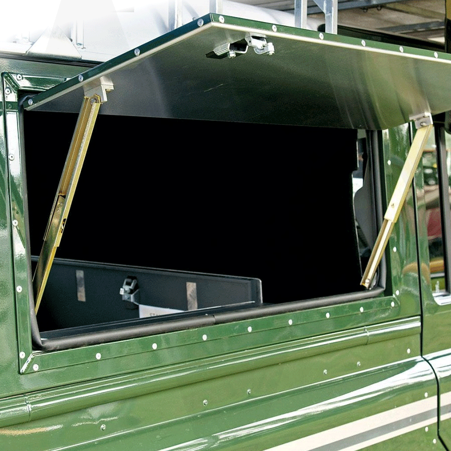 Land Rover Defender Gull Wing Side Door and Frame - MSS-SDAF - Mobile Storage Systems