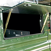 Load image into Gallery viewer, Land Rover Defender Gull Wing Side Door and Frame - MSS-SDAF - Mobile Storage Systems