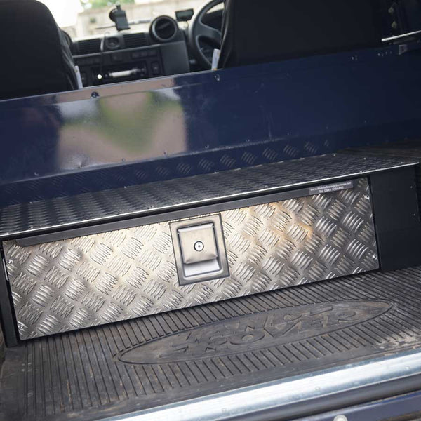 Land Rover Defender Rear Storage Land Rover Defender Standard Load Area Store Drawer – Mobile Storage ...