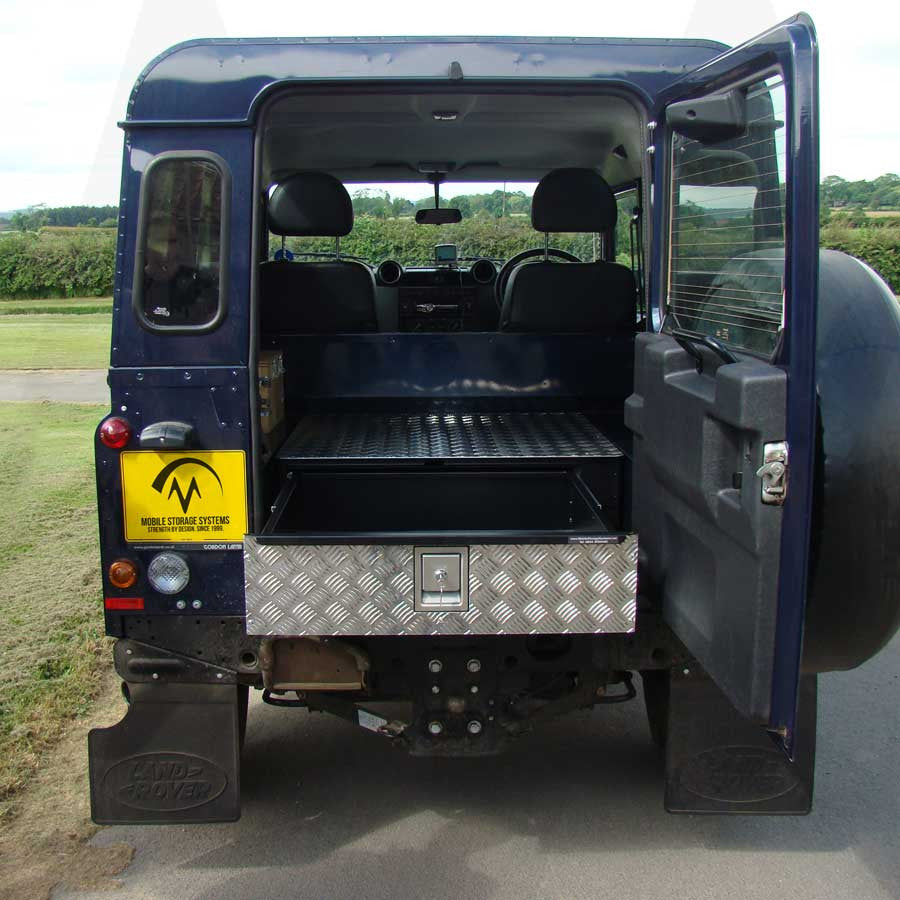 Land Rover Defender Longline Load Area Store Drawer - Mobile Storage Systems - MSS-LL-D