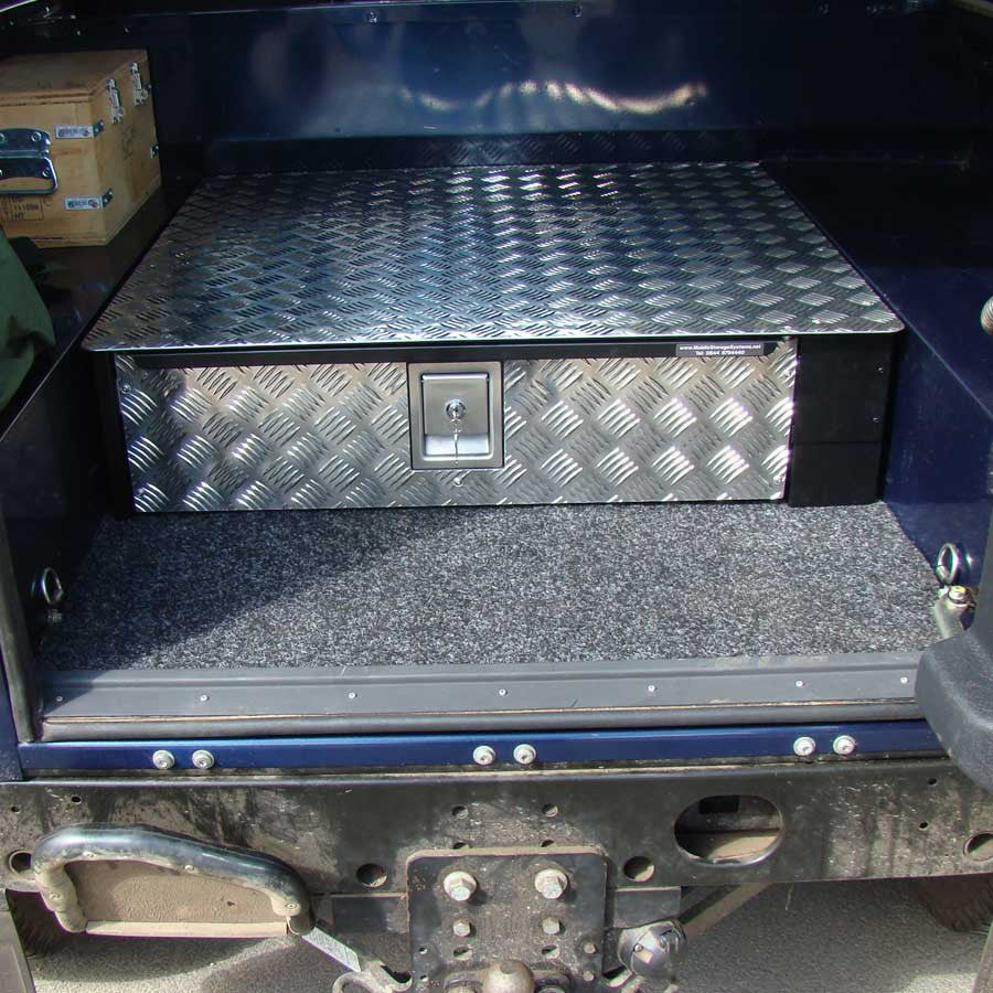 Range Rover Drawer Land Rover Defender Longline Load Area Store Drawer – Mobile Storage ...