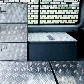 Land Rover Defender Series Micro Storage Chest - MSS-MICRO - Mobile Storage Systems