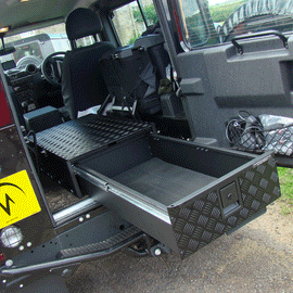 Modular Land Rover Defender Discovery Load Area Store Drawer - Mobile Storage Systems - MSS-MOD-D