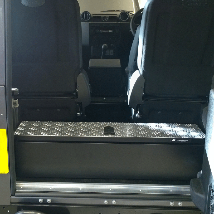 Land Rover Defender Slimline Storage Chest - MSS-SLC - Mobile Storage Systems