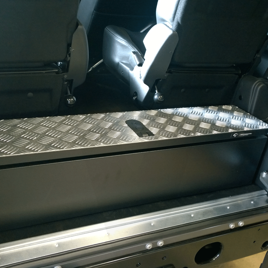 Land Rover Storage Box Land Rover Defender Slimline Storage Chest – Mobile Storage Systems