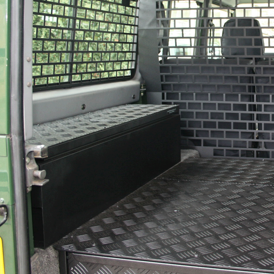 Land Rover Storage Box Land Rover Defender Slimline Storage Chest – Mobile Storage Systems